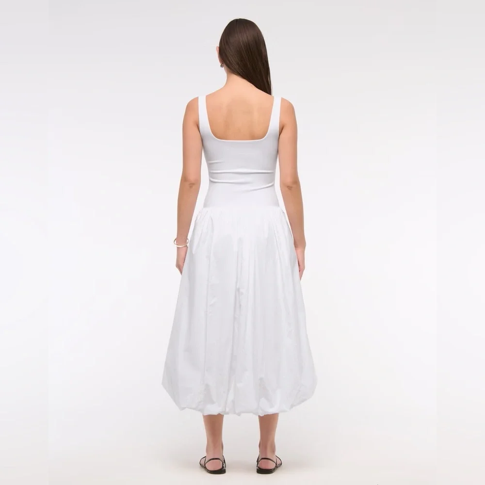 Abercrombie & Fitch White Maxi Dress